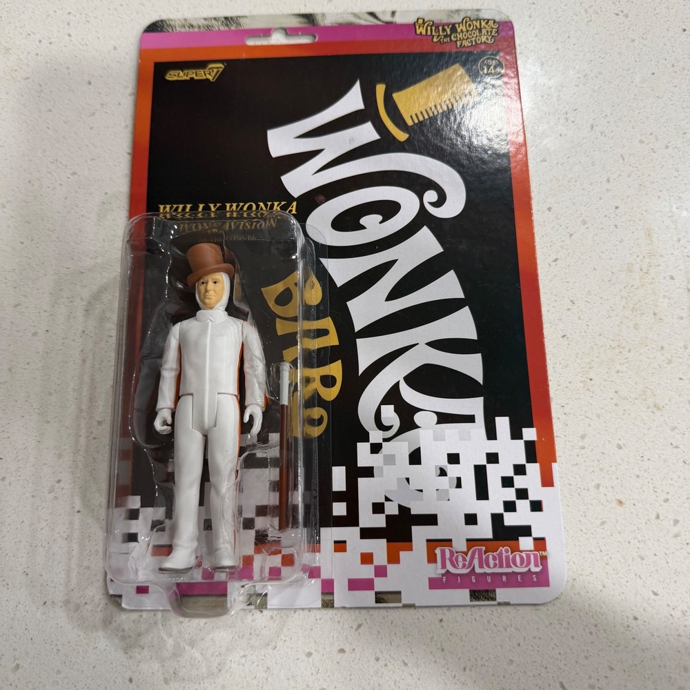 Super7 Willy Wonka Wonkavision ReAction Figure Action Figure New NIB